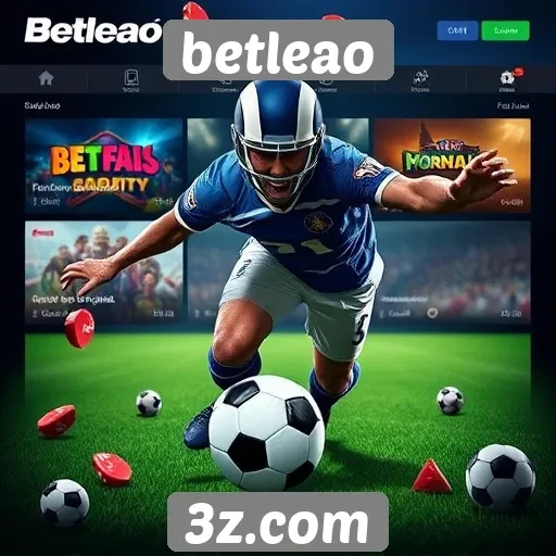 Escolha de jogos e categorias disponíveis no Betleão