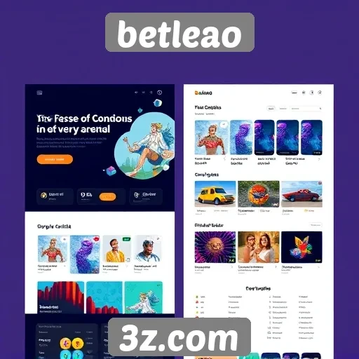 Evolução do design do site Betleão